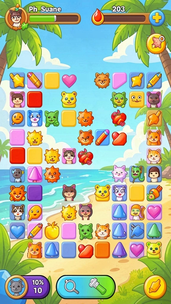 666i - Tantangan baru yang tersedia di setiap level, tidak monoton.