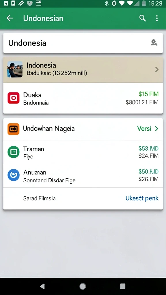 68idn - Tampilan antarmuka yang intuitif dan menarik.