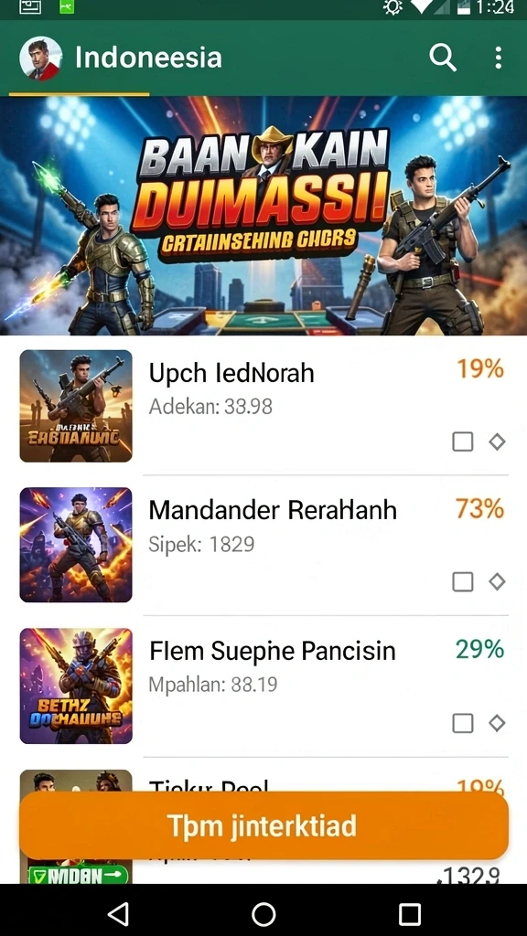gim999 - Tangkapan layar menunjukkan pertempuran epik dalam game.