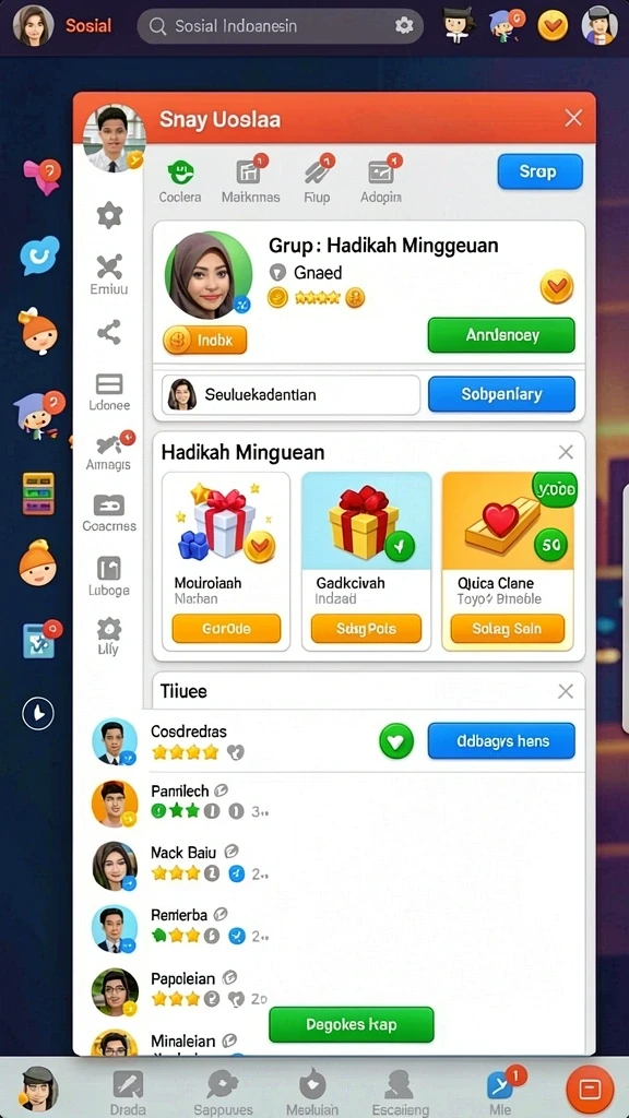 gim999 - Tangkapan layar menggambarkan karakter yang sedang beraksi.
