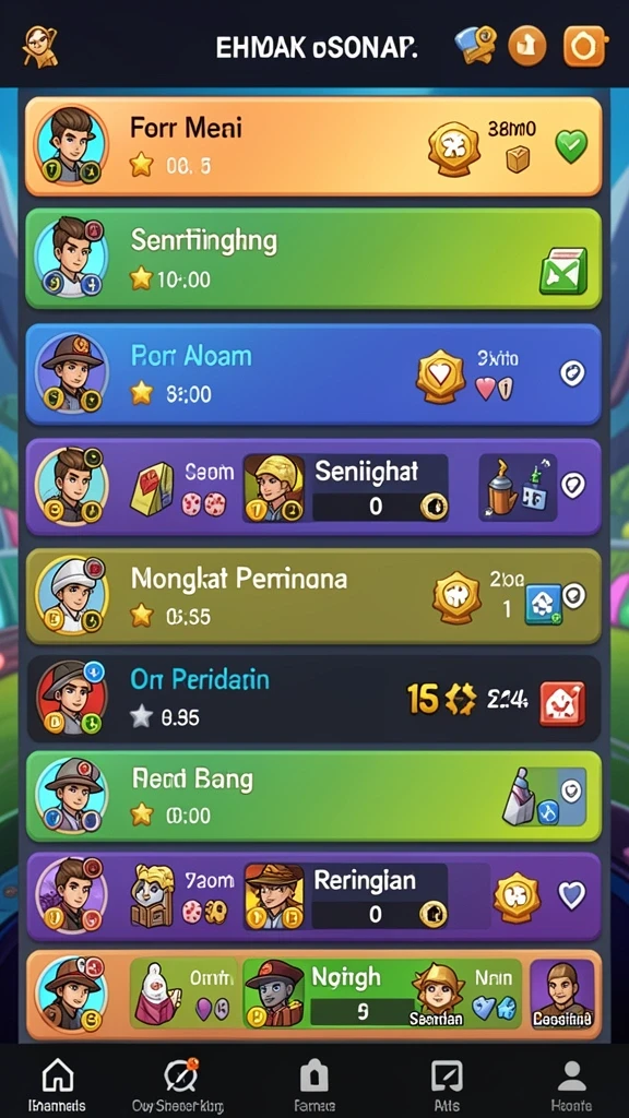 playwin - Fitur leaderboard yang menunjukkan ranking pemain secara real-time.