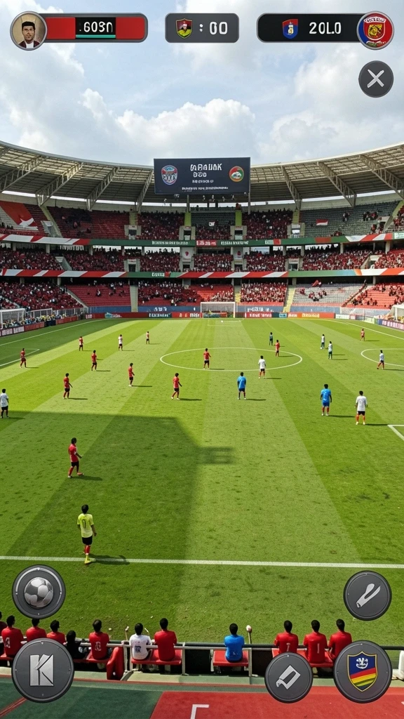rpvip3 - Tampilan level pertama yang penuh warna dan menarik.